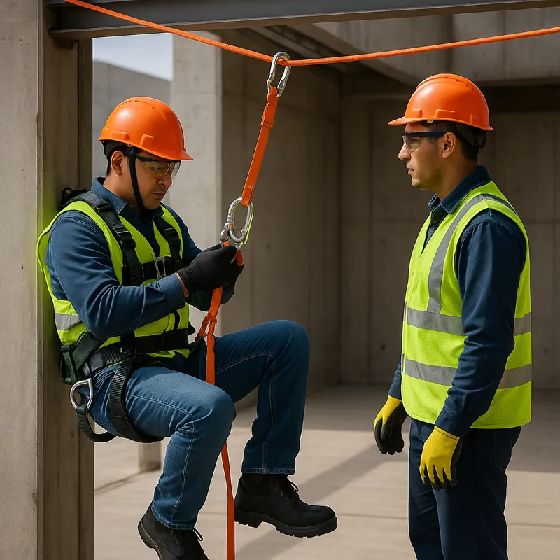 Capacitación de trabajo en alturas